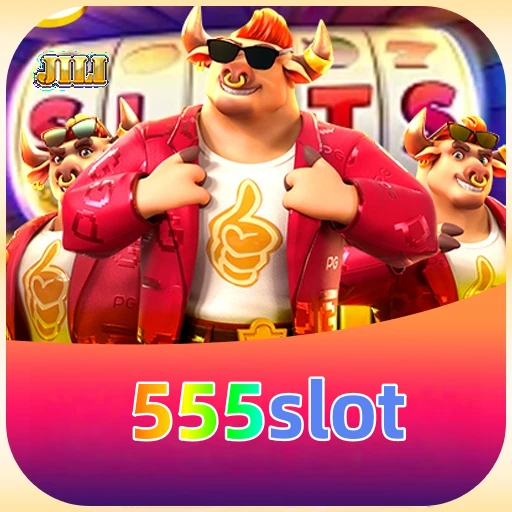 555Slot: O Universo Explosivo dos Slots! Logo